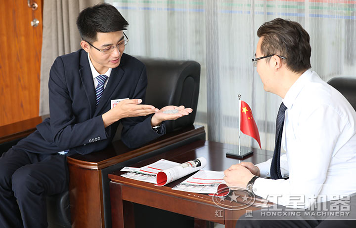 合作共贏，來廠客戶物料展示
