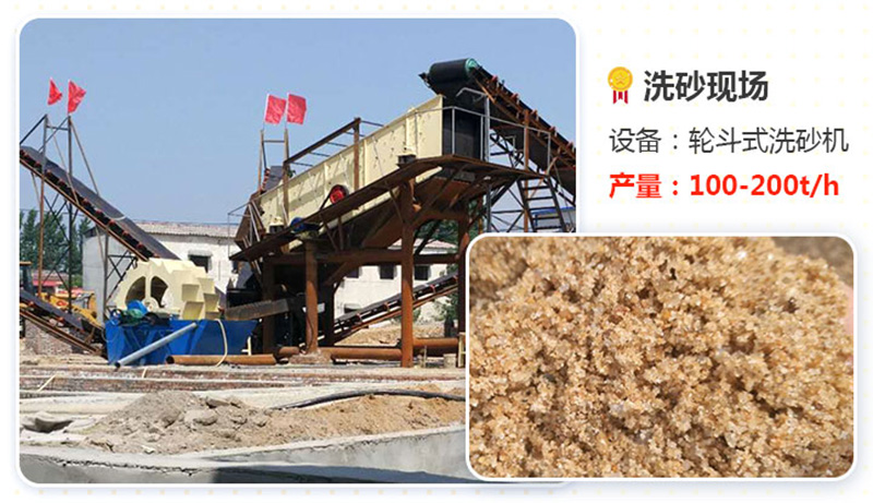 輪式洗砂機(jī)產(chǎn)量高、效果好